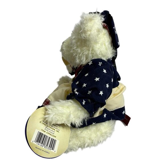Pickford Bear OPAL Brass Button Bear Collection Patriotic Plush Vintage 1996 - Picture 5 of 8